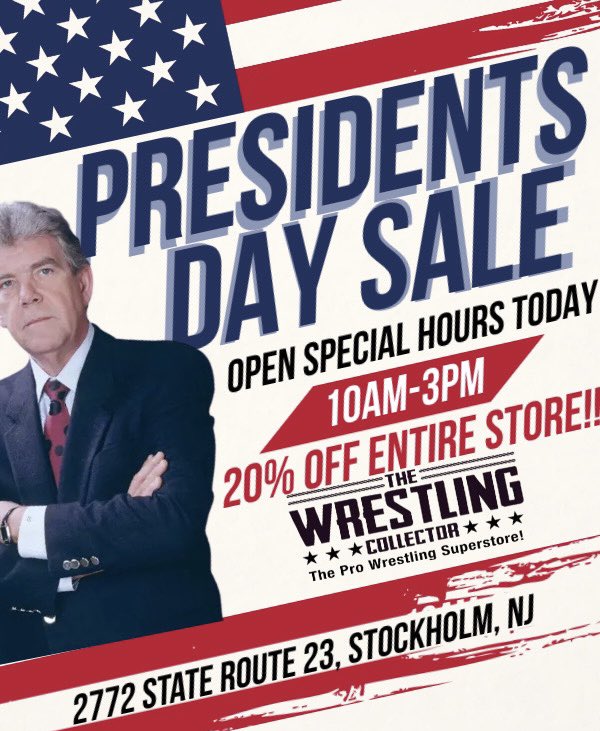 80's Wrestling on Twitter "If you live in the New Jersey area and have the day off from work