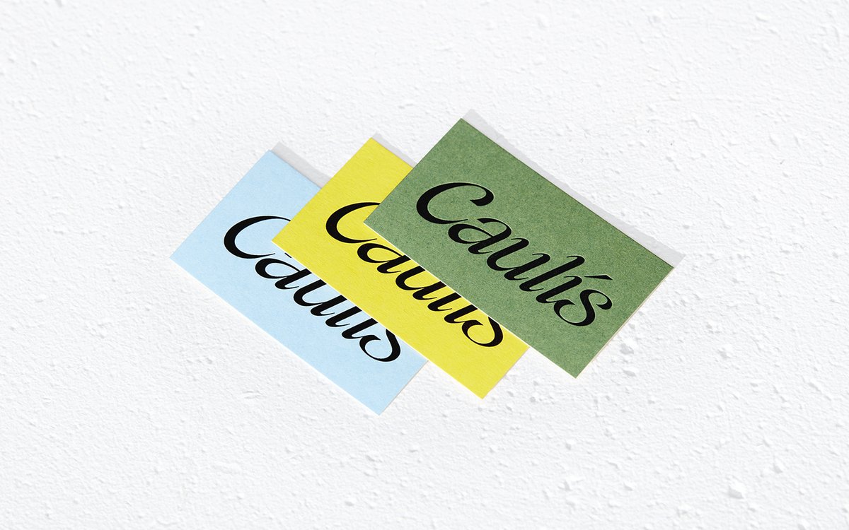Todo_DisenoG's tweet photo. El estudio Billy Club diseña la identidad corporativa de Caulís, una marca canadiense de prendas de punto. #Logo #logodesign #branding #diseñografico https://t.co/x5iEtJNqvm