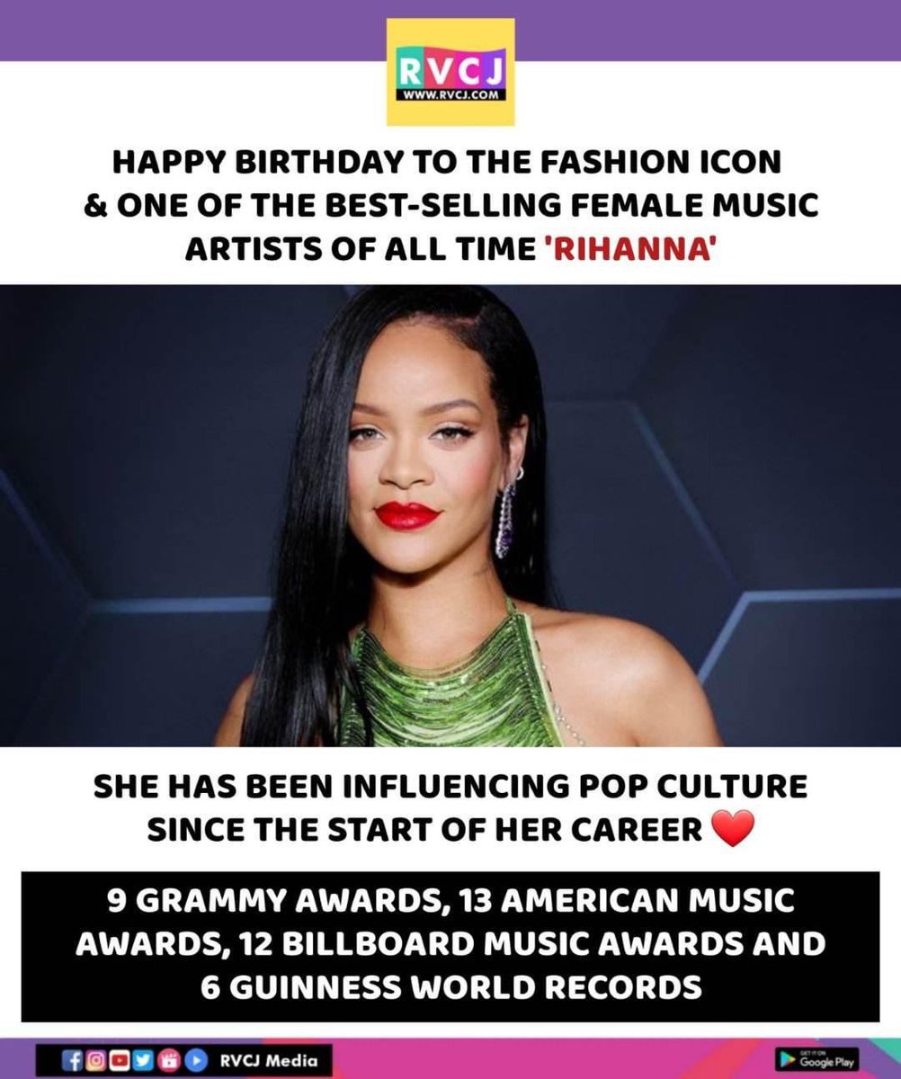 RVCJ Movies on Twitter "Happy birthday rihanna rihanna badgalriri 