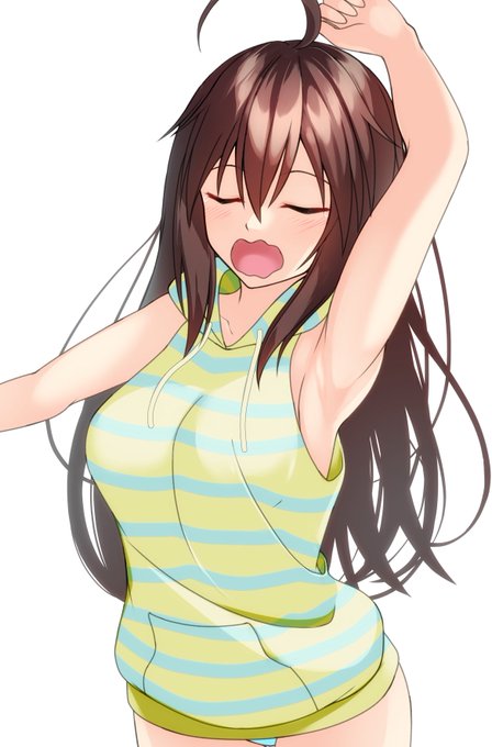 寝起きあおちゃん 