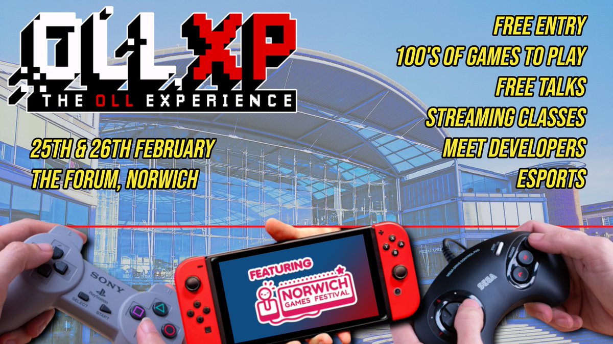 Make sure you come and see us at the <a href="/oll_gaming/">OLL Games</a>  - The OLL Experience at <a href="/TheForumNorwich/">The Forum Norwich</a>  this weekend 👇

Take a look at our current students work and find out everything you need to know about studying Games Design at CCN.