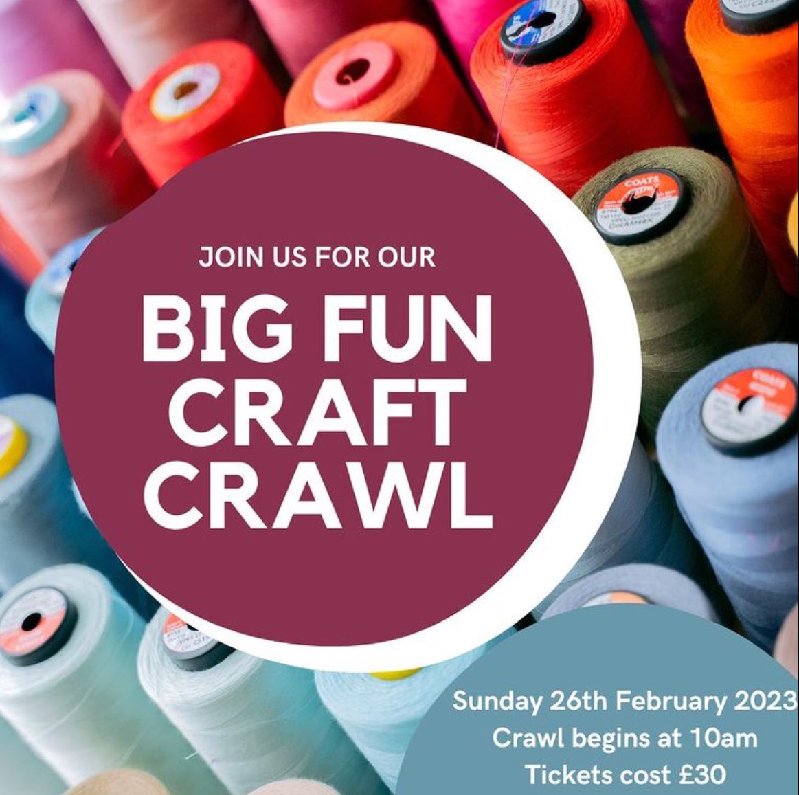 So, grab yourself a ticket and treat yourself to a day out with like-minded people whilst raising money for @northlondonhospice.

#craft #craftcrawl #northlondon #knitting #sewing #crochet #yarn #woolshop