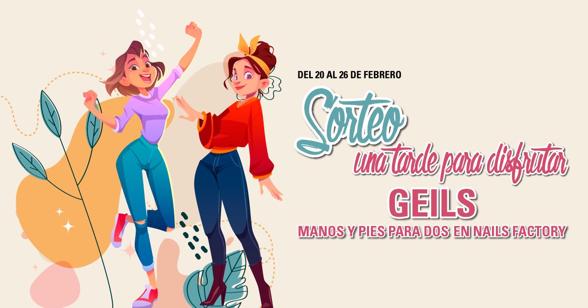 cc_lasrosas's tweet photo. Sorteo #NailsFactory
Para participar:
1 Síguenos @cc_lasrosas
2 Rellena el formulario https://t.co/8R7ppTr140
3 Menciona a tu amiga de TW a la que le gusta llevar unas uñas maravillosas. Cuantas más menciones, ¡más posibilidades!
¡Y no olvides hacer RT!
https://t.co/fw8u4HaRLu https://t.co/Q3now38RCs