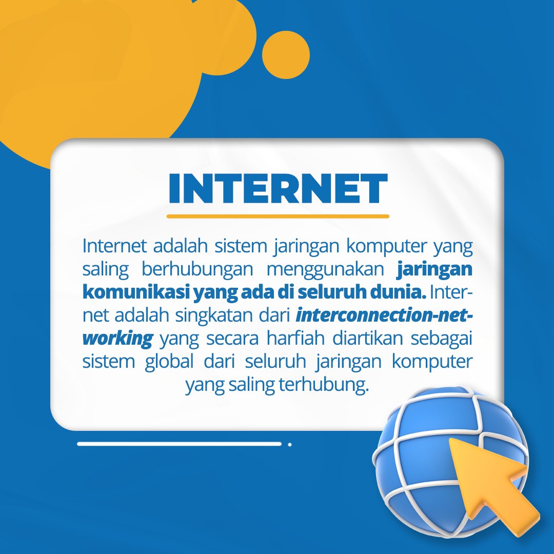 netmonk_id's tweet image. Hai Sobat Netmonk!

Singkatnya, perbedaan internet dan intranet bisa dilihat dari ruang lingkup penggunaannya. Untuk tahu lebih banyak lagi, simak penjelasan di atas ya Sobat Netmonk!😄

#internet #intranet #Netmonk