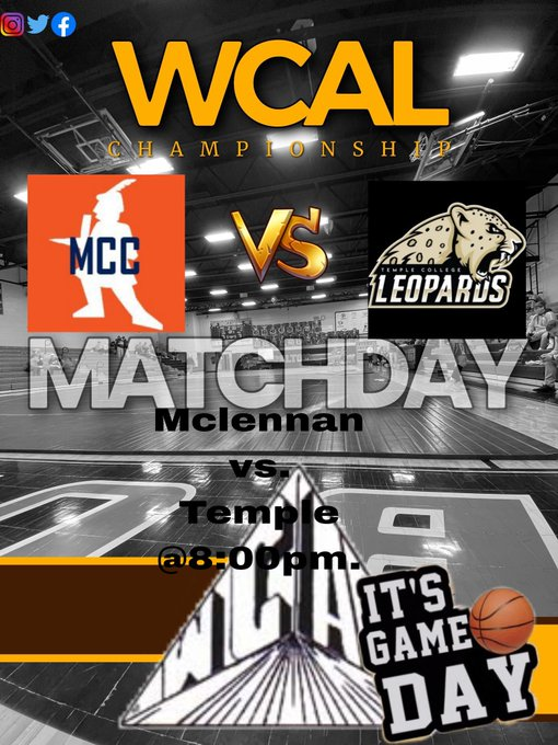 McLennan vs. Temple / NJCAA Boys Basketball 
🗓 On Monday,Feb.20.
🕖 8:00 PM EST
📺 bit.ly/3XIwSya  

<a href="/TEMPLEBBALL/">Temple Basketball</a> <a href="/templewildcats/">Temple Wildcats</a> <a href="/CoachStew_TTR/">Scott Stewart</a> <a href="/jamsam20/">🏀 Coach Martin 🏀</a> <a href="/brendenwatters1/">Brenden Watters</a>