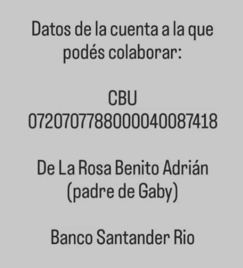 LLamado a la solidaridad para un amigo de la SAP, cualquier aporte que pueda, suma. Los datos bancarios estan chequeados, no es fake news, realmente nos necesita.