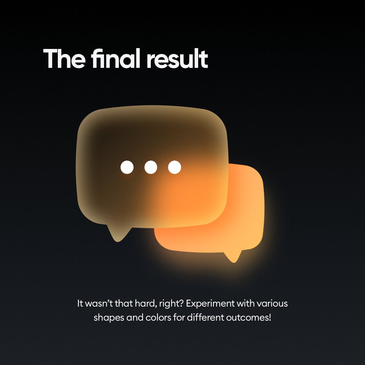 Today let's just make something cool visually together.

I believe designers really benefit from tak...