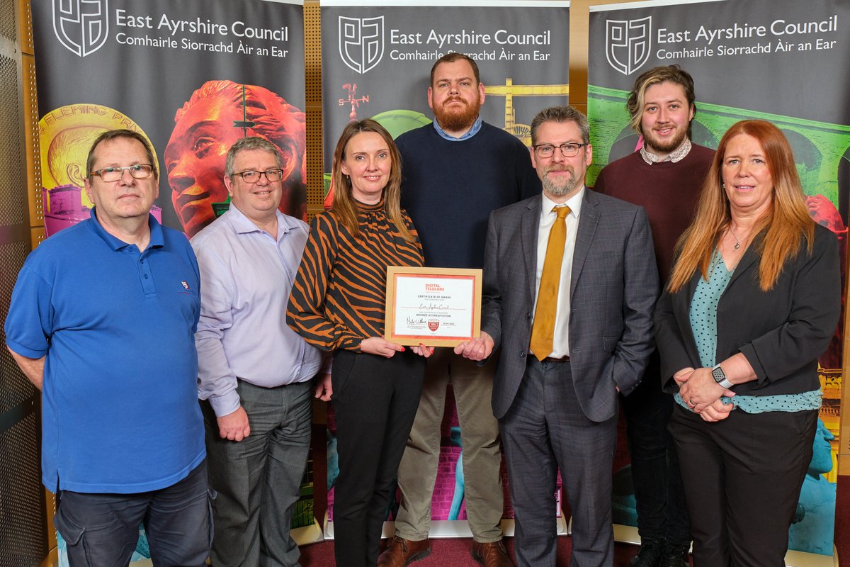 Digital Telecare for Scottish Local Government (@digtelecarescot) on Twitter photo We're pleased to announce that @EAHSCP has achieved their Bronze Digital Telecare Implementation Award in recognition of the progress of their A2D telecare transition đď¸đ Read about their recent achievement hereâśď¸bit.ly/3lNb1IA
<a href="/eacThinkDiff/">Thinking Differently Team</a>
<a href="/EastAyrshire/">East Ayrshire</a> We're pleased to announce that @EAHSCP has achieved their Bronze Digital Telecare Implementation Award in recognition of the progress of their A2D telecare transition đď¸đ Read about their recent achievement hereâśď¸bit.ly/3lNb1IA
<a href="/eacThinkDiff/">Thinking Differently Team</a>
<a href="/EastAyrshire/">East Ayrshire</a>