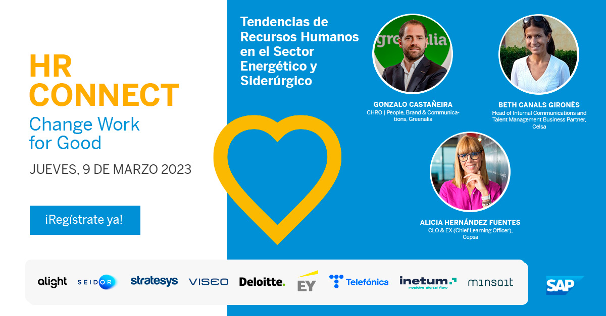 mjmenen's tweet photo. El jueves 9 de marzo tienes una cita en HR Connect. Te invitamos a conocer las tendencias de Recursos Humanos para el sector siderúrgico y energético de la mano de @Cepsa, Celsa o @Greenalia_es. ¡Te esperamos! https://t.co/wuLRImNncw https://t.co/AOO41m6XAb