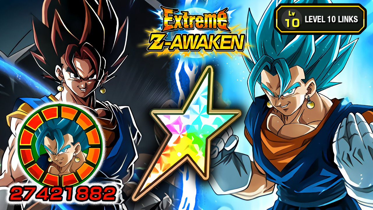 100% LR GOGETA BLUE LEVEL 10 LINKS WITH LVL 27 ADDITIONAL! Dragon Ball Z  Dokkan Battle 