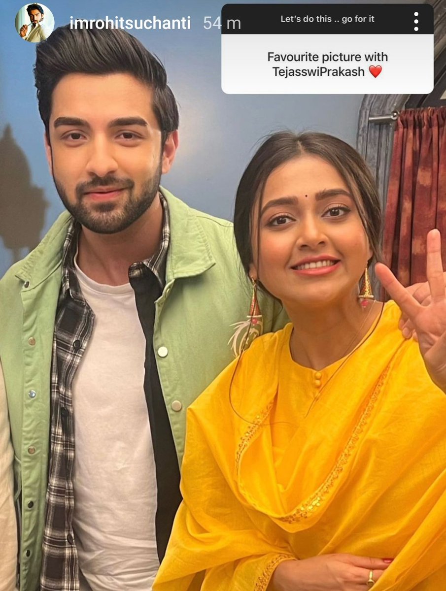 Tejasswifam_'s tweet photo. Last year on this day (20 FEB 2022) #RohitSuchanti posted his favourite picture with teju on instagram.๐
#TejHit forever!๐ซถ๐ป๐งฟ
#TejasswiPrakash #TejaTroops https://t.co/NtLQYzOHg9