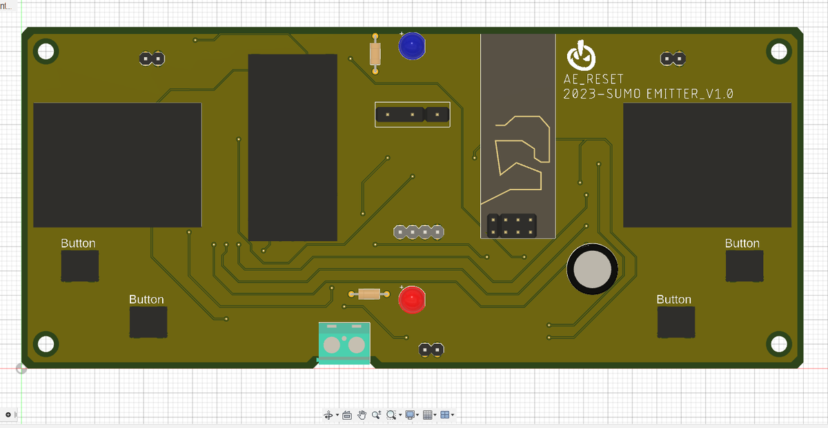 🔴🤖Nuestros compañeros/as del equipo de SUMO que ya tienen listas las PCB para crear el mando y el robot!!🎉 🎊 Ánimo a todos!