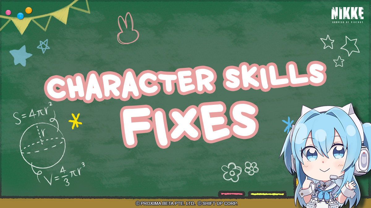 GODDESS OF VICTORY: NIKKE on X: 【Character Skills Fixes Notice