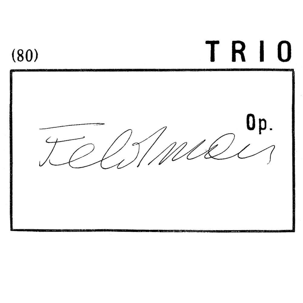 In Progress #mortonfeldman Trio (1980) #opusfeldmanseries