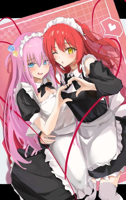 「heart hands duo」 illustration images(Latest｜RT&Fav:50)｜5pages