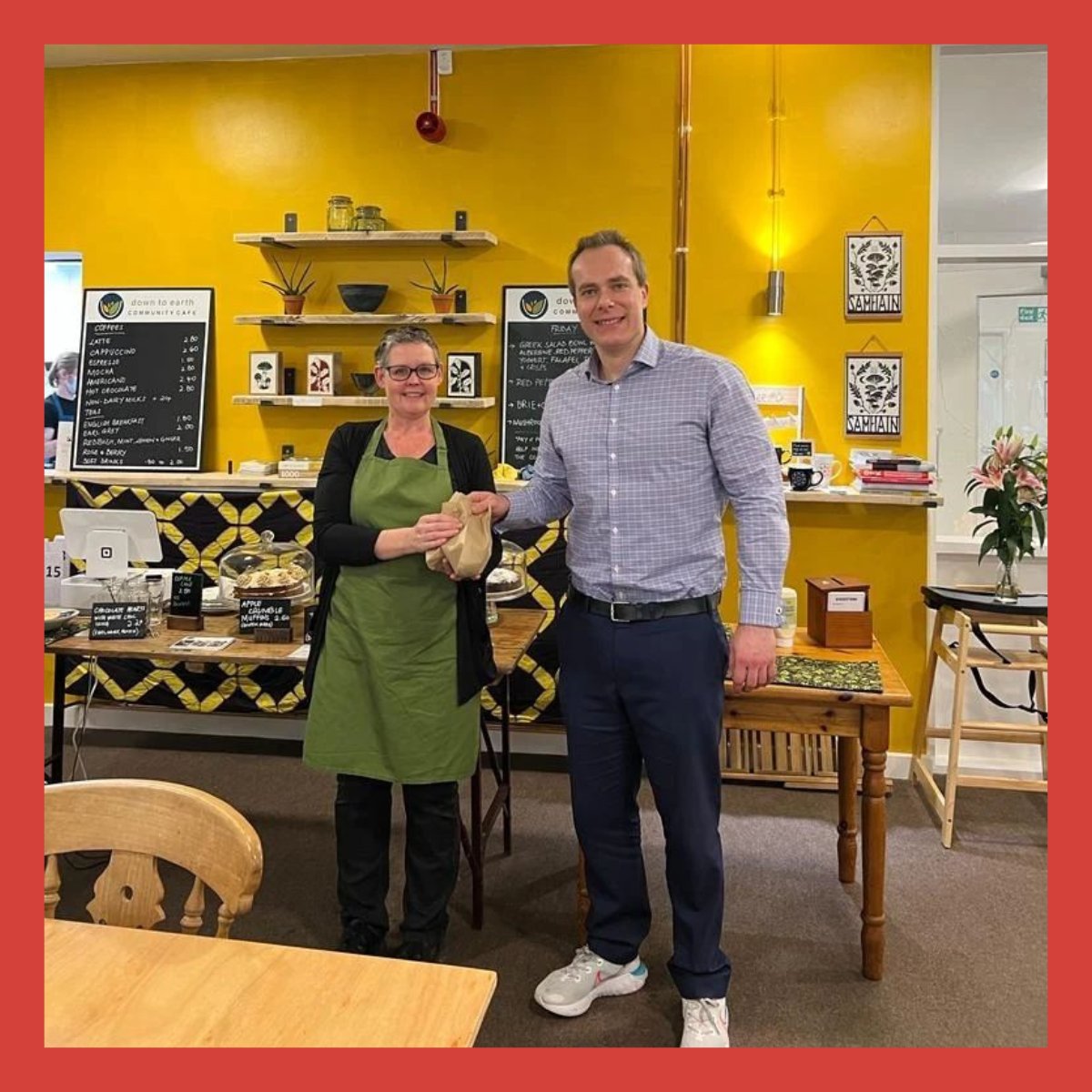 Our community space The Old Stables had a visit from @david4wantage MP. He met with residents in which he got to understand the importance of the work that we do in providing ownership in creating a more sustainable and inclusive world.

⁠#meanwhilespace #inclusiveeconomy