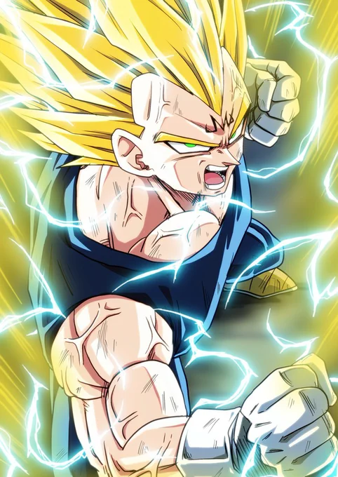 #このタグを見た人は持ってる中で戦闘力高そうなの晒せ 黄色いオーラと蒼いスパーク纏えば誰でも強そうに見えちまうもんさ 