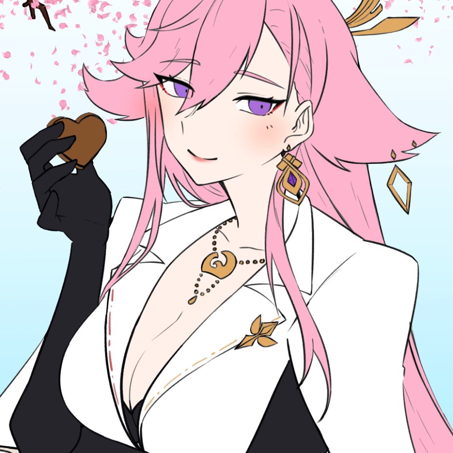 八重神子(原神) 「 STREAM END! - thanks for coming to my s」|STALUS 🌊 スタルスのイラスト