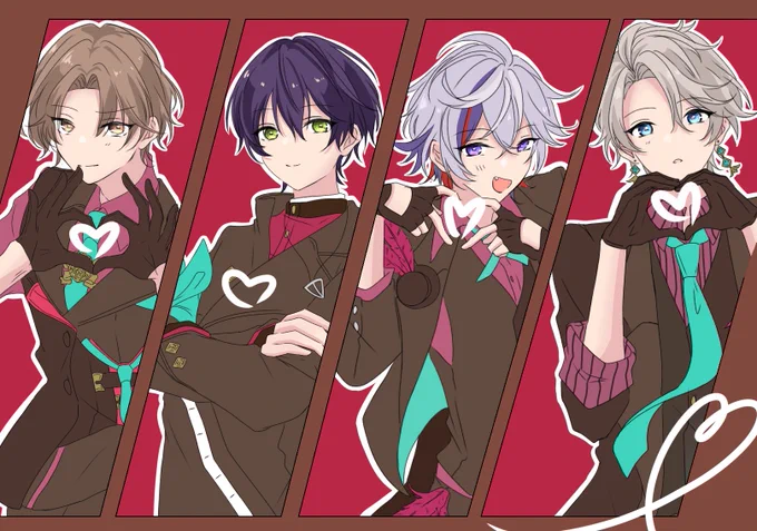 1週間遅れのバレンタインをお送りいたします………#加画美 #金剛力也像  #絵スコート #描いた晴#ろふあーと 