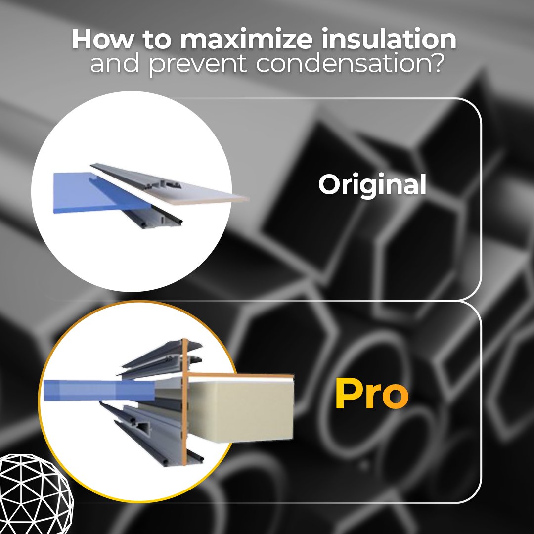 ekodomes's tweet image. 🟢The integrated polyamide thermal bridge break profiles in the Ekodome PRO Series framework boost the efficiency of insulation properties of our sandwich panels and the double-paned glass panels. 
👇

#domearchitecture #futuristicarchitecture #domebuilding #dome