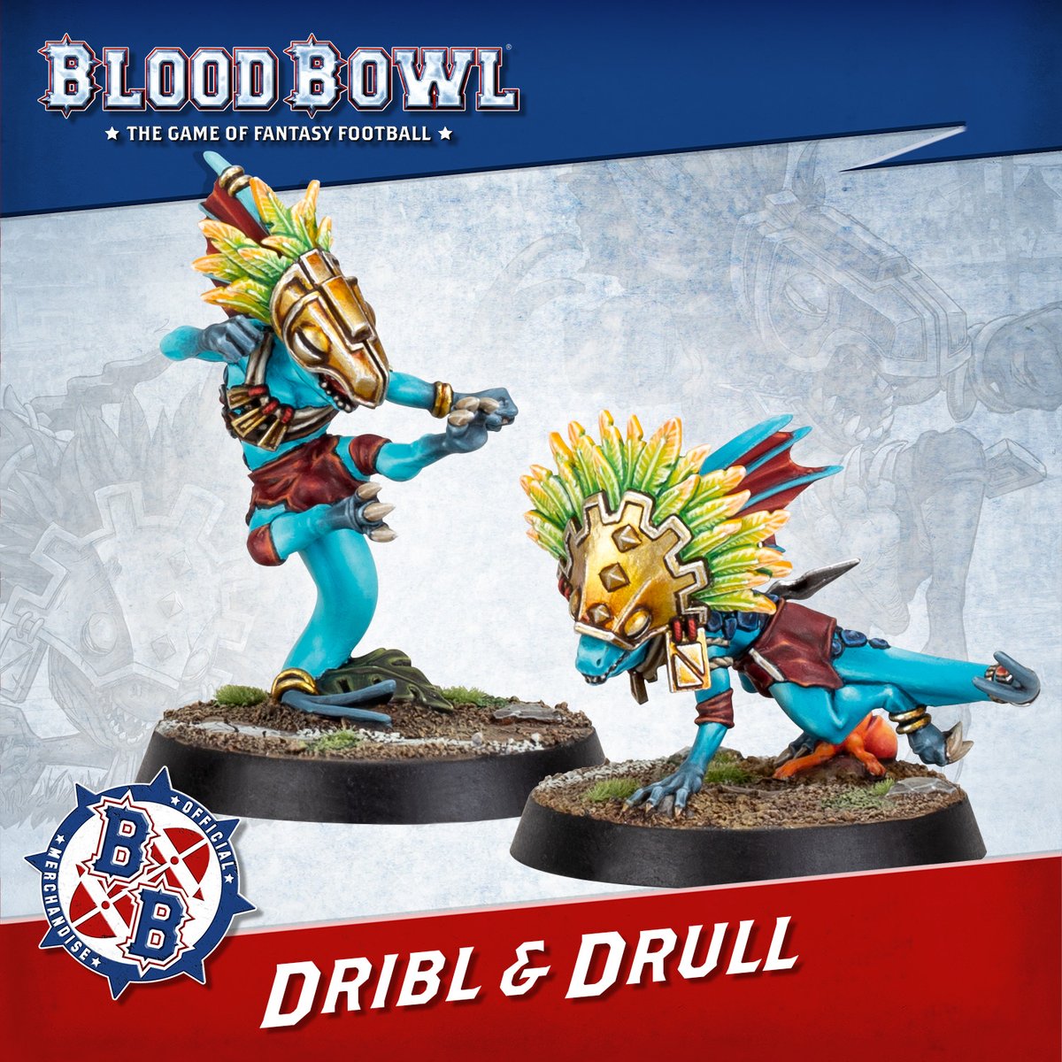 "What can you tell us about these star players, Bob?" – Jim
"I hate Skinks, Jim, too hard to catch – makes me foam at the mouth!" – Bob

See why Drull and Dribl will have you salivating: bit.ly/3Sa9dpf

#WarhammerCommunity