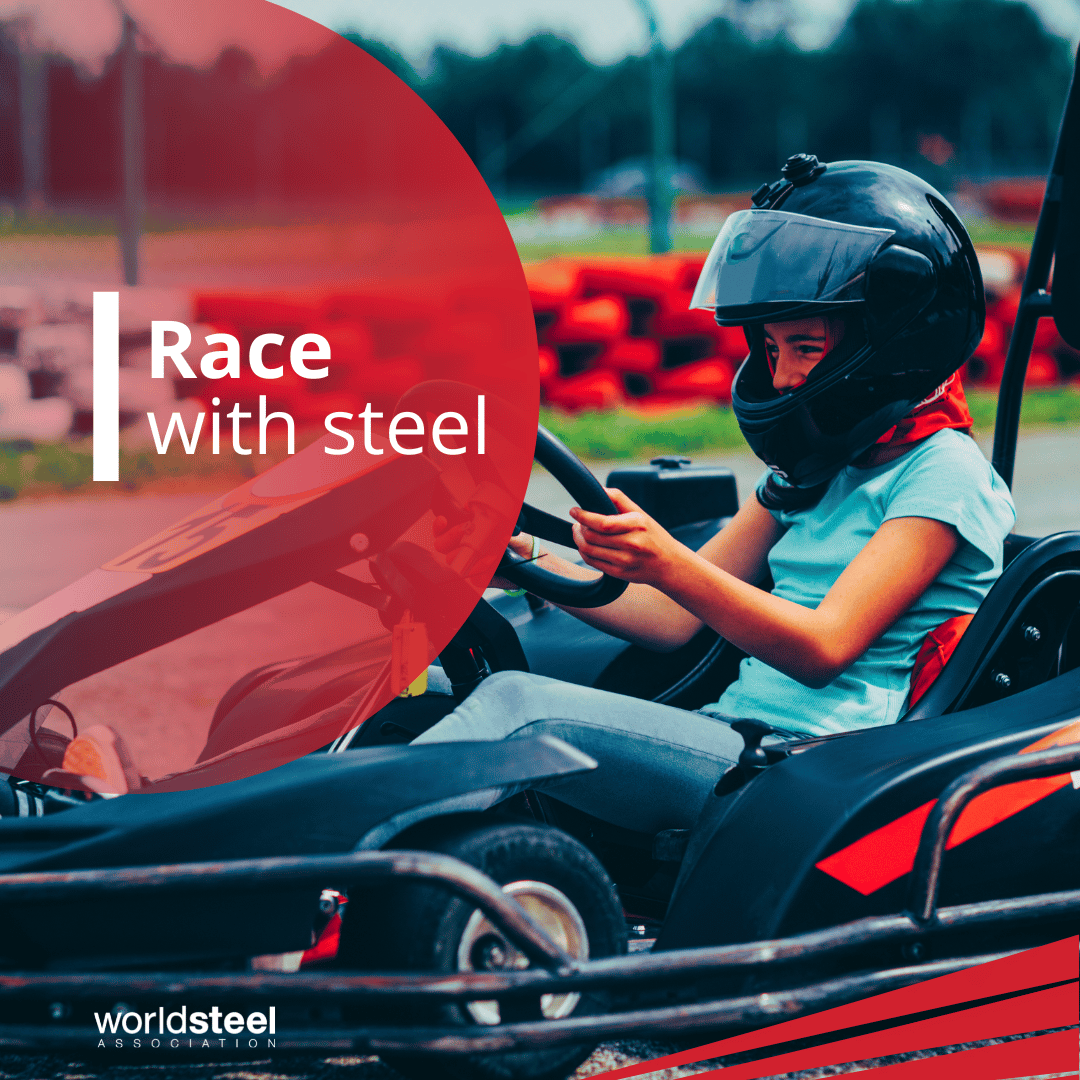 worldsteel's tweet photo. Steel is the most common material chosen for kart 🏎️ frames and chassis due to its high tensile strength and machinability, offering a great balance of toughness and adaptability. 🏁 #RaceWithSteel #GoKarting #Karting https://t.co/XZ6YL3Lkk7