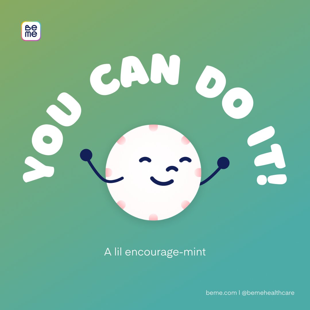 Encourage-mint' is like regular encouragement, but fresher! 😜 Here's to a new week full of opportunities to inspire and be inspired. 🌱💚

#mondaymotivation #BeMeApp #BeMeHealth #WithTeensInMind