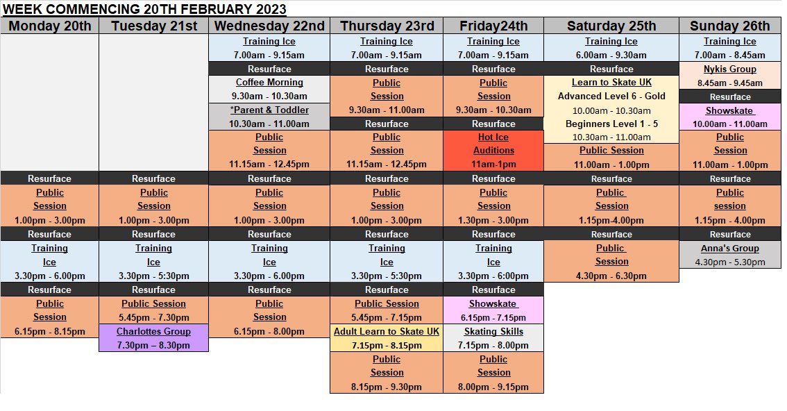 Final week of #February and for those on #Halfterm in parts of the greater  #MANCHESTER area we are open all week :) 
Remember to prebook online the day before your visit to save money! 
👉 bookings.pleasurebeacharena.co.uk
#Blackpool #iceskating #Lancashire #thingstodo ⛸️⛸️⛸️