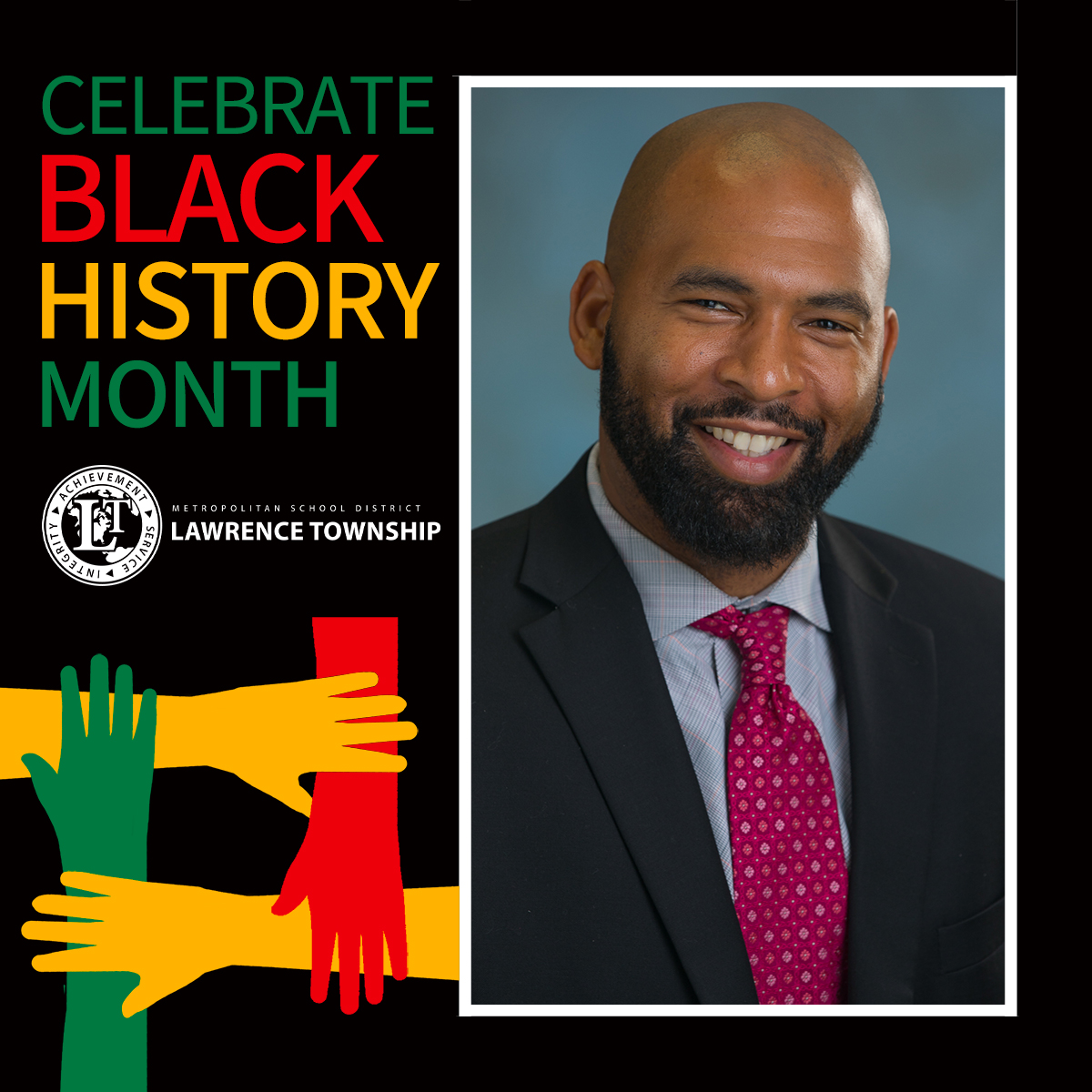 ltgoodnews's tweet photo. My personal observation of BHM is through my daily actions &amp; advocacy to ensure students are receiving great experiences/opportunities daily at @LCHSBears. This allows me to reflect &amp; teach my own kids the deep history of African Americans. - Mr. Franklyn Bush, Principal #LTpride https://t.co/xFw8UcPT3C