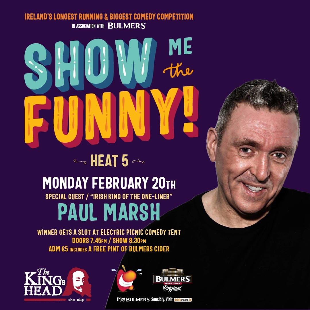 #Galway friends I’ll be taking to the stage with some other funny folk in @kingsheadgalway tonight. Only a fiver in and you get a free pint of Bulmers. You’d be mad not to. 😀 #Comedy #Irishcomedy #ShowMeTheFunny