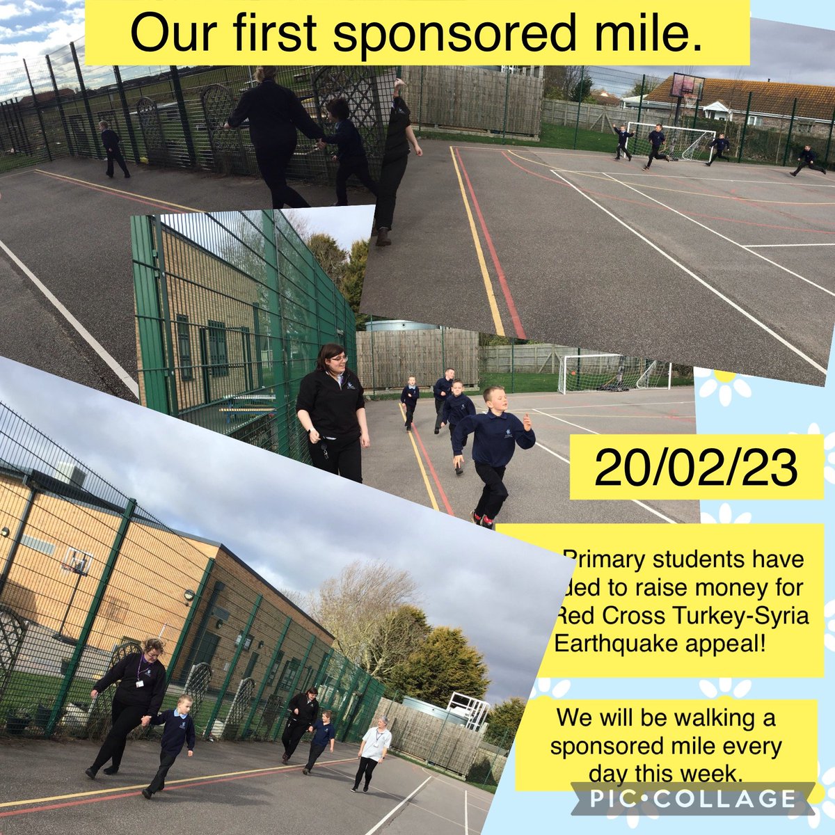 Primary pupils have taken part in @_thedailymile today; with a focus on raising money for the #TurkeySyriaEarthquake. We are so proud of our pupils after they decided that they wanted to help victims of the disaster after reading an article in @First_News 🤩💜#TeamSAAM