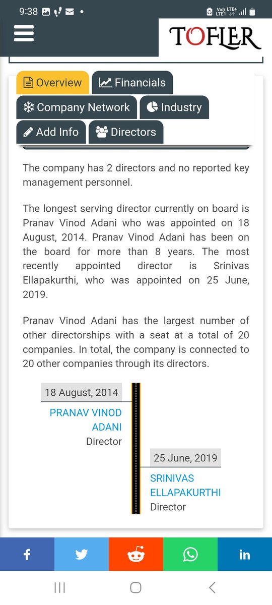 @MahuaMoitra @business Adani Infrastructure & developers pvt Ltd. with paid up capital of Rs.5.26 lakhs has 21 subsidiaries? Mistry Construction Co Pvt Ltd (one of the subsidiary) is constructing multi crore #9PBR project in Navi Mumbai & marketing under @AdaniOnline
From where the money is routed?