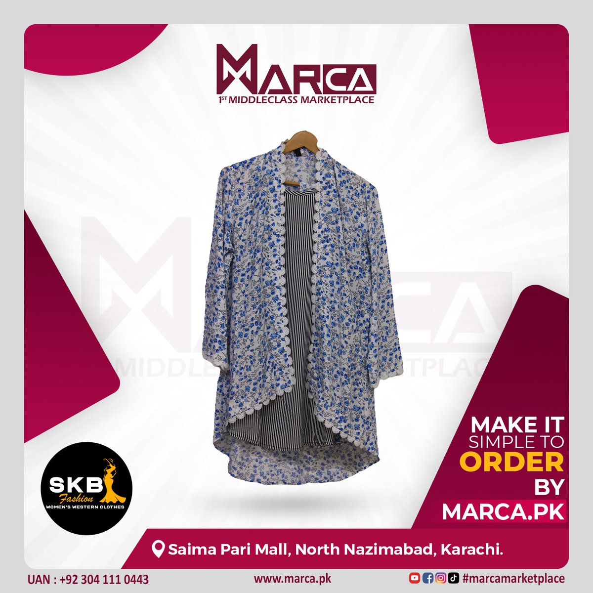 MarcaMarket's tweet photo. SKB Fashion Guarantees The Comfort of our Clothing.
Order From Marca Marketplace
https://t.co/MDqXVFeWP3
.
.
#marcamarketplace #fashion #marcamarket #onlineshoppingstore #trendingdresses #onlineshoppingkarachi #clothesforsale #clothesdesign #clothesshoppingonline #womensfashion https://t.co/4hC9yGc6a8