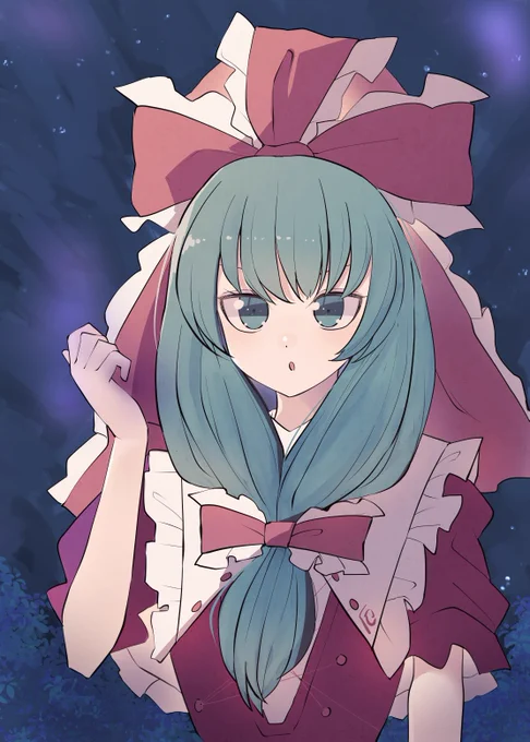 厄払い完了 #東方Project #鍵山雛