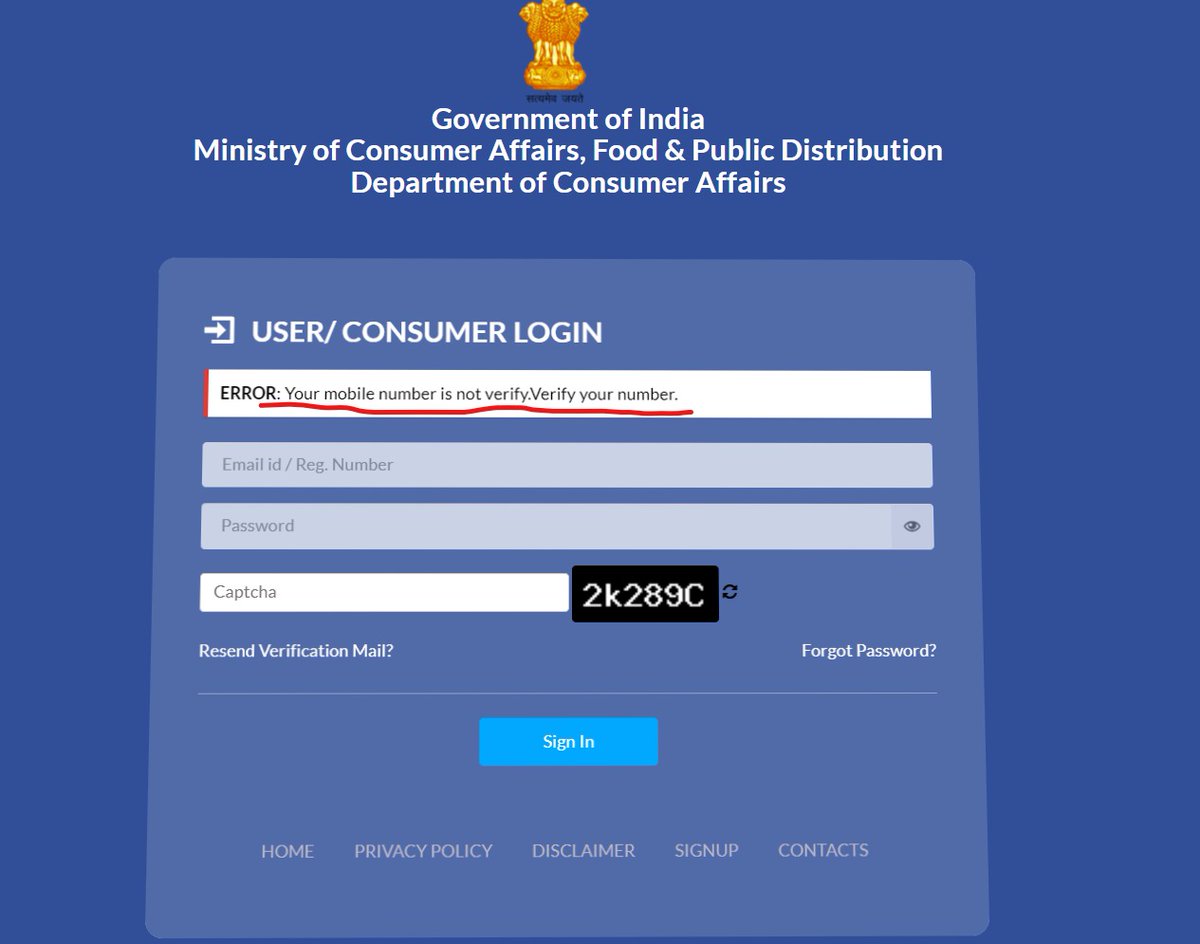 raiseurevoice's tweet photo. Can your IT department please rectify these cosmetic and functional bugs on official website @ consumer affairs website and app respectively?
I am a first time user and had a hard time getting through the sign up process.@ConsumerAffairs @PMOIndia @UmangOfficial_ @PTI_News https://t.co/PhDYnyLn7p