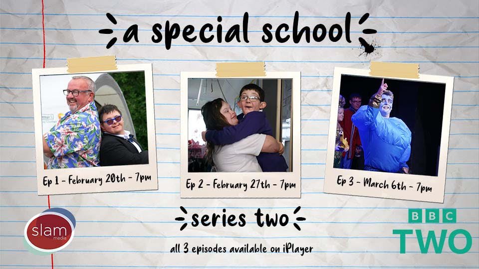 Slam_Media's tweet photo. 🚨 The first episode of #ASpecialSchool2 airs across the UK *Tonight*.

A Heartwarming series that goes behind the scenes at Britain's biggest special school @YsgolYDeri ❤️

An incredible place, full of amazing people!
@iwanrheon 

🏫 A Special School
📺BBC TWO
⏰7pm https://t.co/sDrPx2saZ0