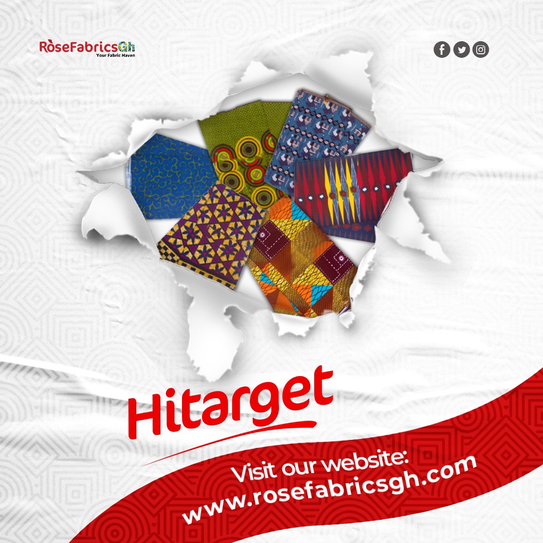 RosefabricsGh's tweet image. Hitarget Wax Print: the fabric that speaks to your soul and expresses your style. It’s GHS25 per yard.

Shop now at rosefabricsgh.com/28-hitarget or WhatsApp us at 0272954084

#YourFabricHaven #Hitarget #Fabrics