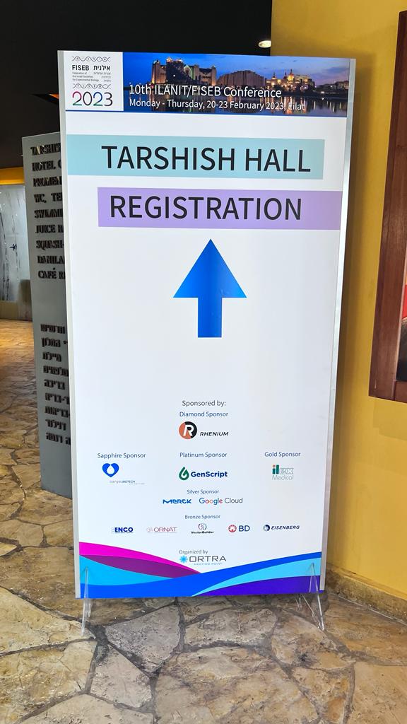 ILANITFISEB's tweet photo. #ILANIT2023 is finally here - get ready for a celebration of science!

You may collect your badge on-site &amp; don't forget to grab your goodies!

#ilanitfisebconference #ilanit #fiseb #conference #federationoftheisraelsocietiesforexperimentalbiology #israel #eilat #biology #biomed https://t.co/xf7WPSQ0Oq