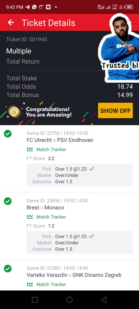 If you need sure odds message me.