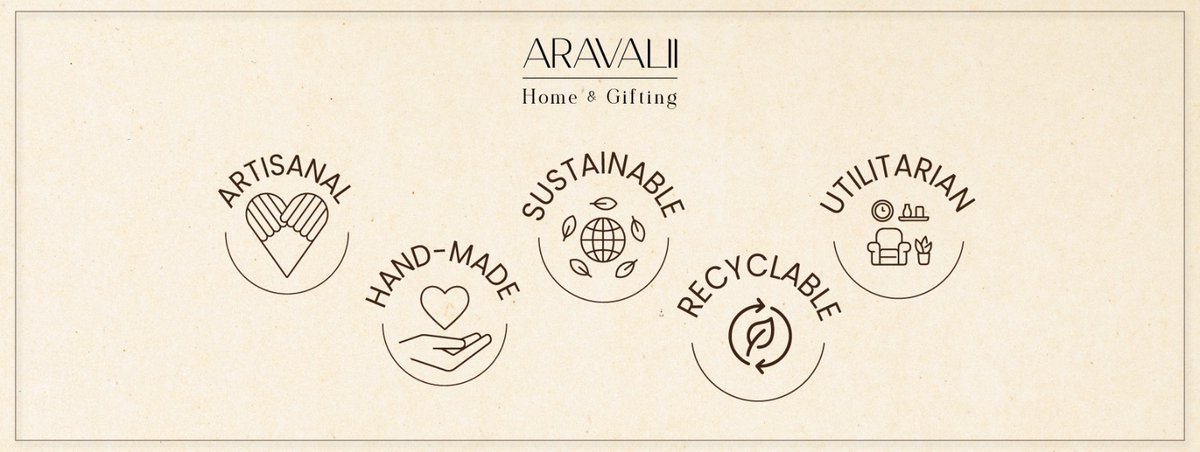 thearavalii's tweet photo. We specialize in unique, handcrafted gifts made by artisans from across India. Our values include promoting traditional craftsmanship &amp; supporting rural livelihoods. 

By purchasing from us, one contributes to the sustainable &amp; cultural development of India

#aravaliivalues https://t.co/mzVTsOkvrP