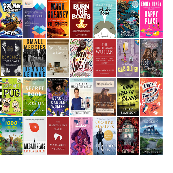 This week the Calvert Library has 154 new books and five new movies.  New items include Dog Man, A Guide to the Project Management Body of Knowledge, Burner, Burn the Boats, Whale Done, A Day of Fallen Night, Happy Place, Revenge, and Small Mercies. wowbrary.org/nu.aspx?p=2779…