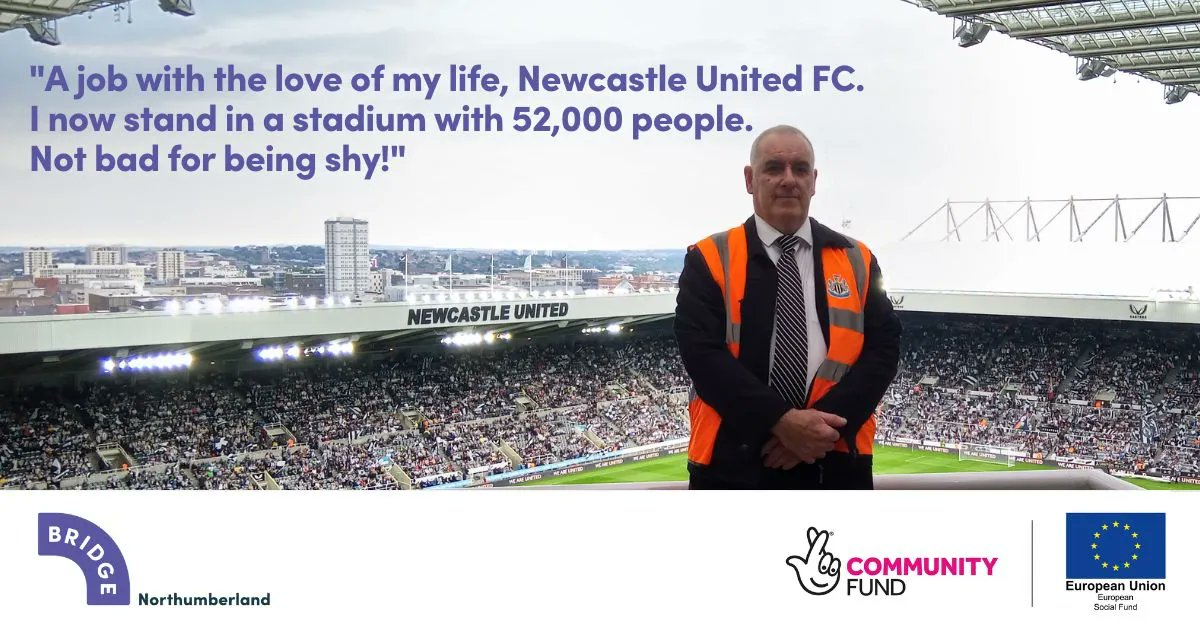 “We all need a Bridge to cross a path and get on track” Read Stephens success story with Bridge Northumberland: buff.ly/3I7Bp8I 

#Employmentsupport