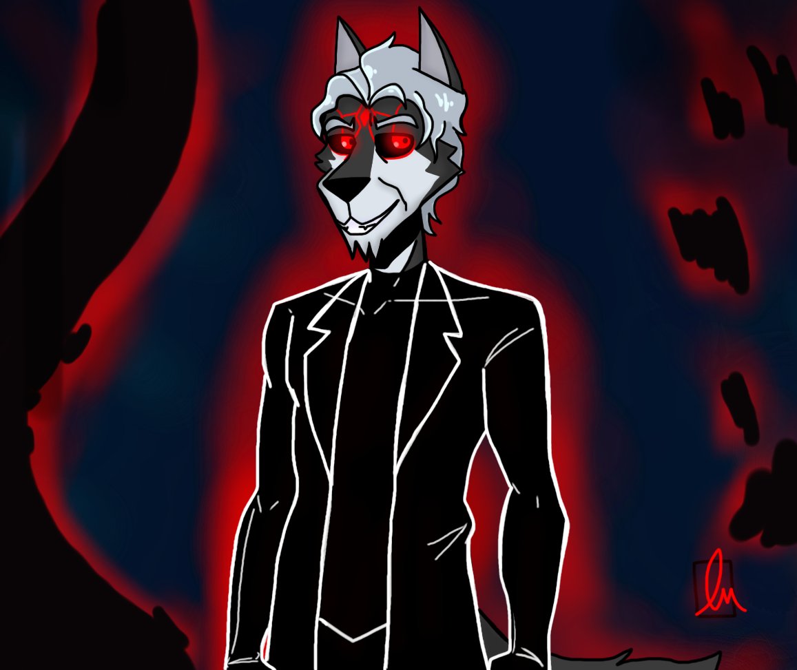 IMerkovich's tweet photo. Only fear is true power, and you mean nothing to me but a mere insect who has no chance to stop me !!! Here is my redesign big bad antagonist OC, Dr. Xander Grayson, who is possessed by Malus #XanderGrayson #Malus #OC #originalcharacterart #digitalart #characterdesign https://t.co/sgR840C0RB