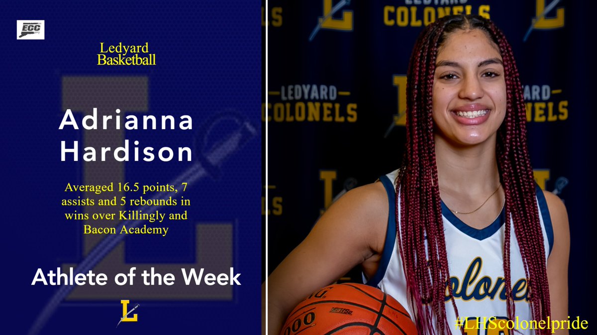ledyardsports's tweet photo. LHS Female Athlete of the Week #LHScolonelpride #ctgb https://t.co/JYyBpqIiCK