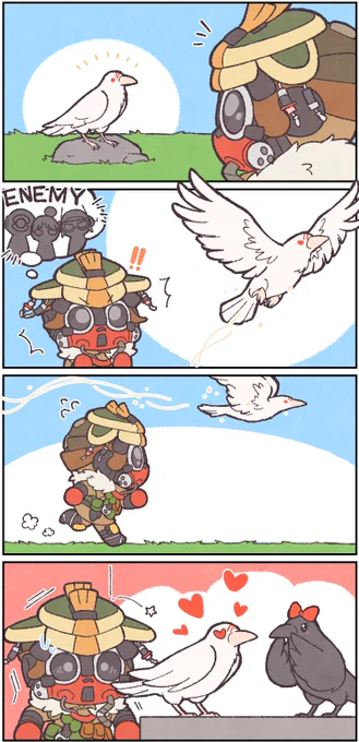 ブラハさんと白いカラス🕊️
#ApexLegends 