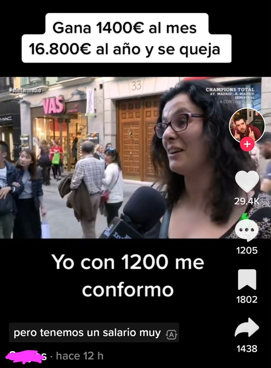 Pero cómo no se va a quejar?? qué os pasa??