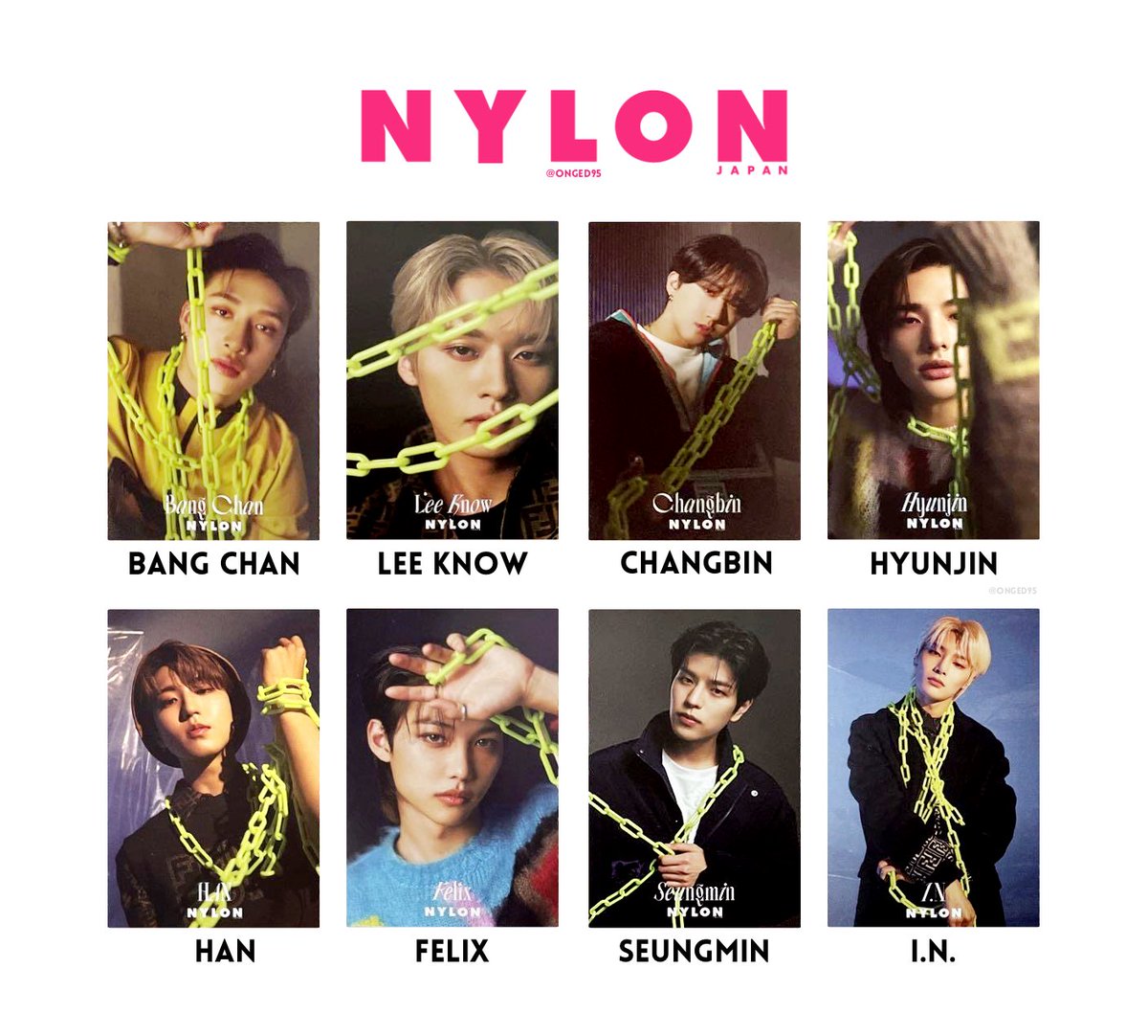 【特典トレカ等あり】straykids 掲載雑誌　21冊　NYLON等 特典トレカ等あり】straykids 掲載雑誌 21冊 NYLON等