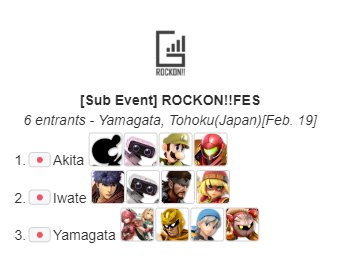 ROCKON_Smash's tweet photo. ▼More More Result https://t.co/9dhWhq8R45
