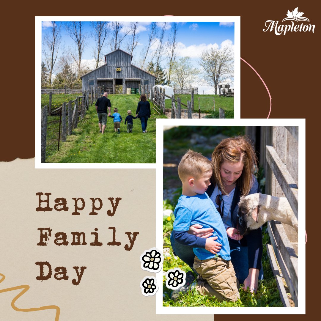 MapletonTwp's tweet photo. Happy Family Day Mapleton! 
Today is to recognize the special people in your life that you call Family!
#MyMapleton #MapletonProud https://t.co/uT5XDSGAdc