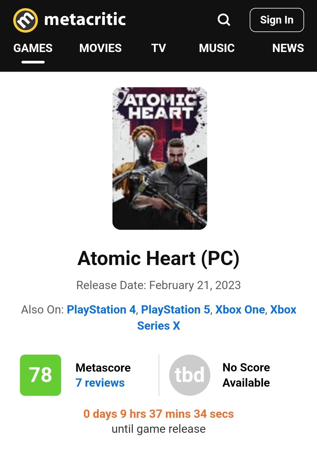 Atomic Heart - Metacritic